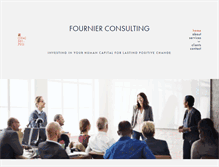 Tablet Screenshot of fournierconsults.com